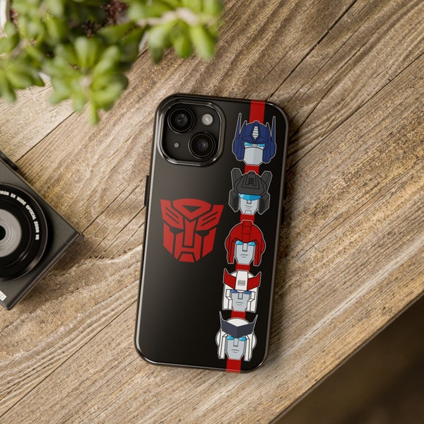 Autobots Generation 1 Tough Phone Case | Transformers G1 Phone Case | Optimus Prime Jazz Ironhide Prowl Ratchet | Autobots Gift | DopeyArt