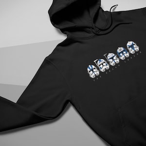 The 501st Legion Hoodie | Star Wars Shirt | Clone Wars Hoodie | Rex Fives Jesse Appo Dogma | Star Wars Gifts | DopeyArt