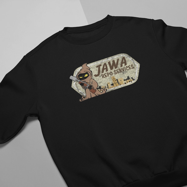 Jawa Repo Services Sweatshirt | Funny Star Wars Shirt | Tatooine Scavenger | Star Wars Gifts | DopeyArt