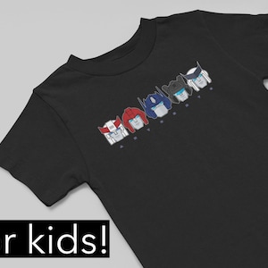 Autobots Generation 1 Kids Shirt | Transformers G1 Shirt | Optimus Prime Shirt | Jazz Ironhide Prowl Ratchet | Autobots Gift | DopeyArt