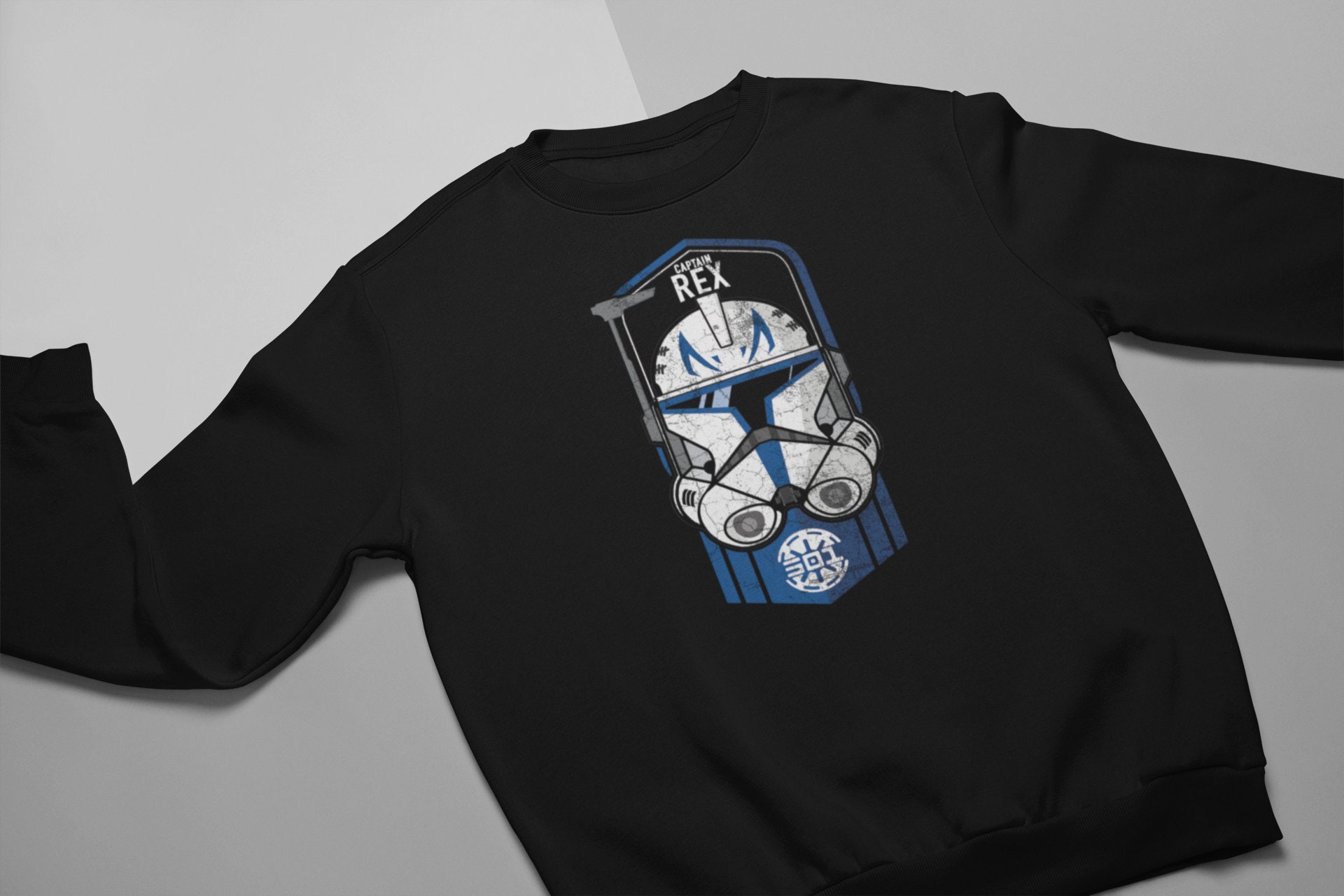 Captain Rex 501st Legion Sweatshirt Star Wars Sweatshirt Clone Wars Shirt the Bad Batch Clone Troopers Star Wars Gifts Dopeyart Etsy
