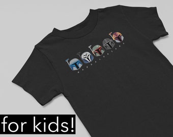 Camiseta infantil mandaloriana / Diseño inspirado en Star Wars
