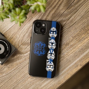 501st Legion Tough Phone Case | Star Wars Phone Case | Clone Wars | Captain Rex Fives Jesse Appo | Star Wars Gift