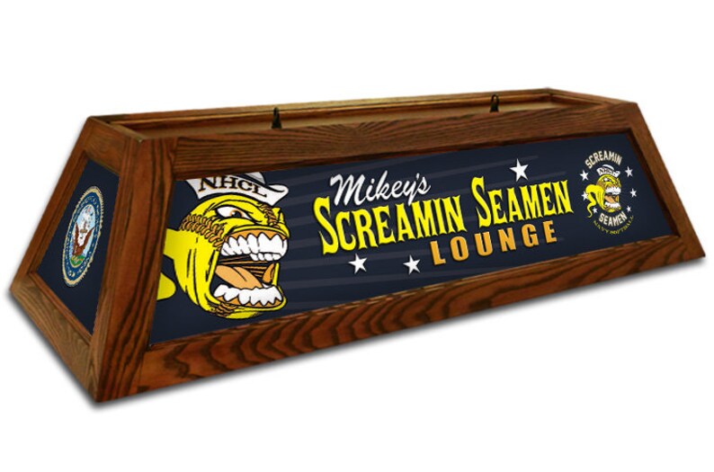 42 Hardwood Custom Pool Table Light, Completely Custom Billiard and