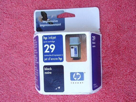 HP Inkjet Printer Black Ink Cartridge 29 Genuine OEM