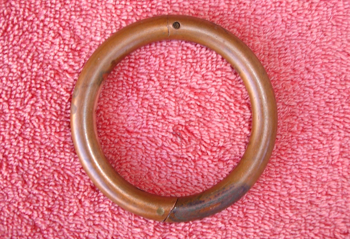 Bull Nose Ring Genuine Original Cattle Copper Hinged 3 Etsy