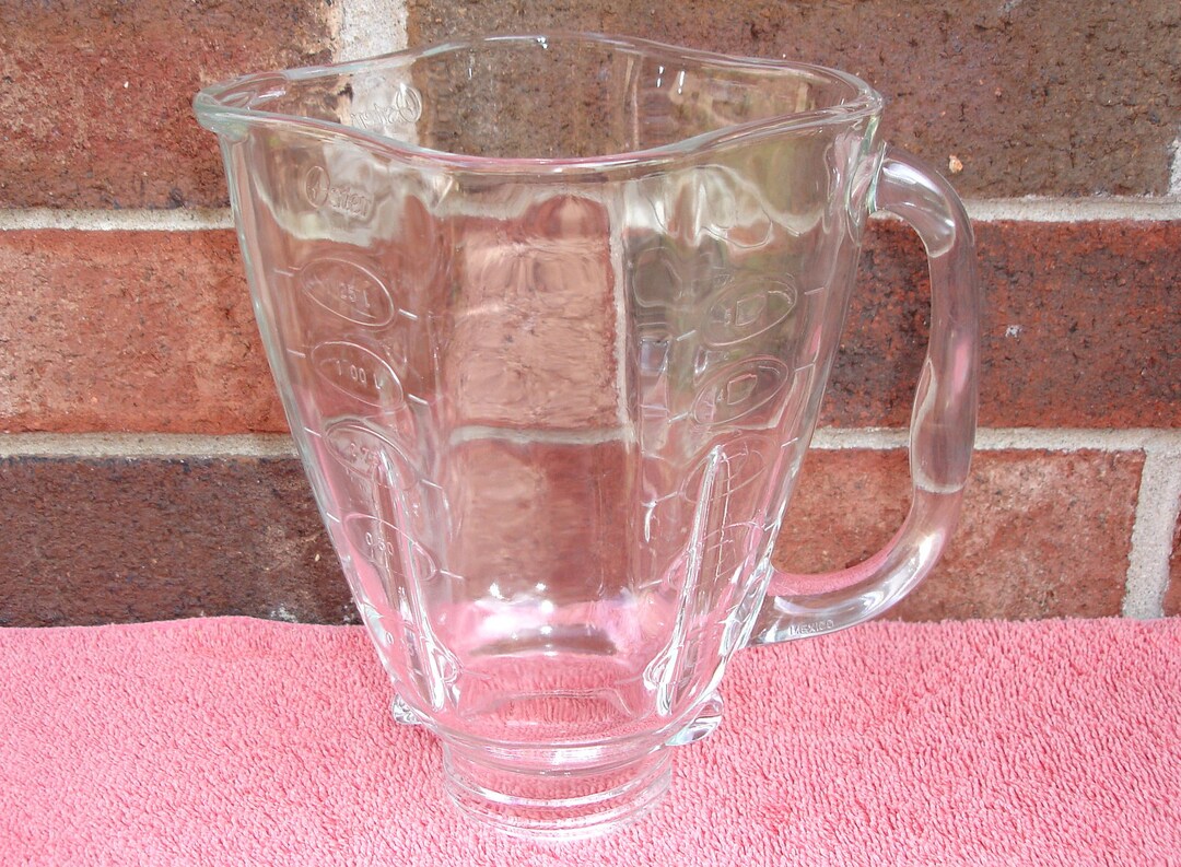 Osterizer Oster Blender Jar Pitcher 5 Cup Clover Shaped Glass