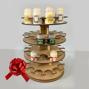 Rotating Paint Rack - For 34mm Paint Pots (GW, Citadel)