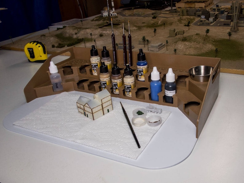 Painting Station 26mm for Vallejo and Army Painter Style Etsy