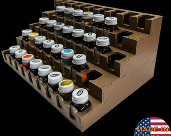 Paint Rack - For Testors Square Bottles