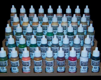 Paint Rack - 26mm, For Vallejo and Army Painter Style Dropper Bottles