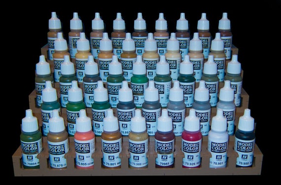 GameCraft Miniatures Watercolor Painting Station - 26mm, for Vallejo and  Army Painter Style Dropper Bottles