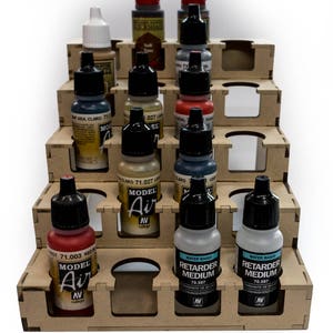 Paint Rack - 26mm &quot;Half&quot; for Vallejo and Army Painter Droppers