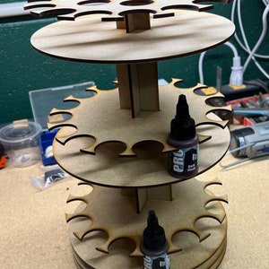 Rotating Paint Rack - for 22ml Pro Acryl Paints - Etsy