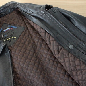 Brown Nappa Leather Pilot Jacket from Le Bourget Airport Paris image 9