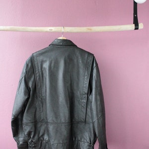 Brown Nappa Leather Pilot Jacket from Le Bourget Airport Paris image 6