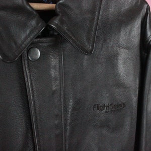 Brown Nappa Leather Pilot Jacket from Le Bourget Airport Paris image 7