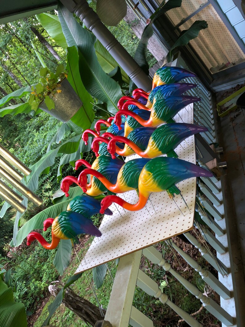 Rainbow Flamingo Etsy