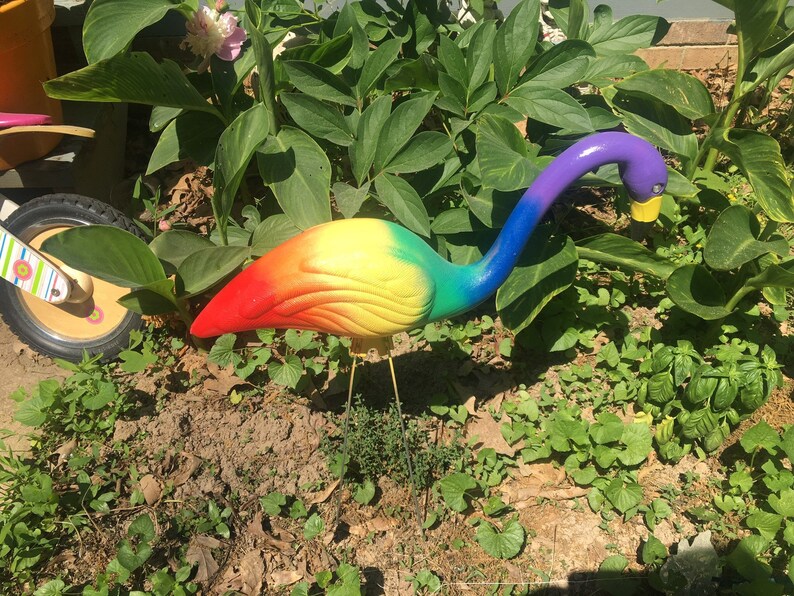 Rainbow Flamingo Etsy