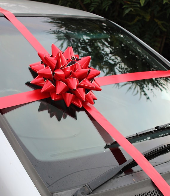 30cm RED Giant Bow for Large Present Venue Decor New car bow Oversized Gift Bow