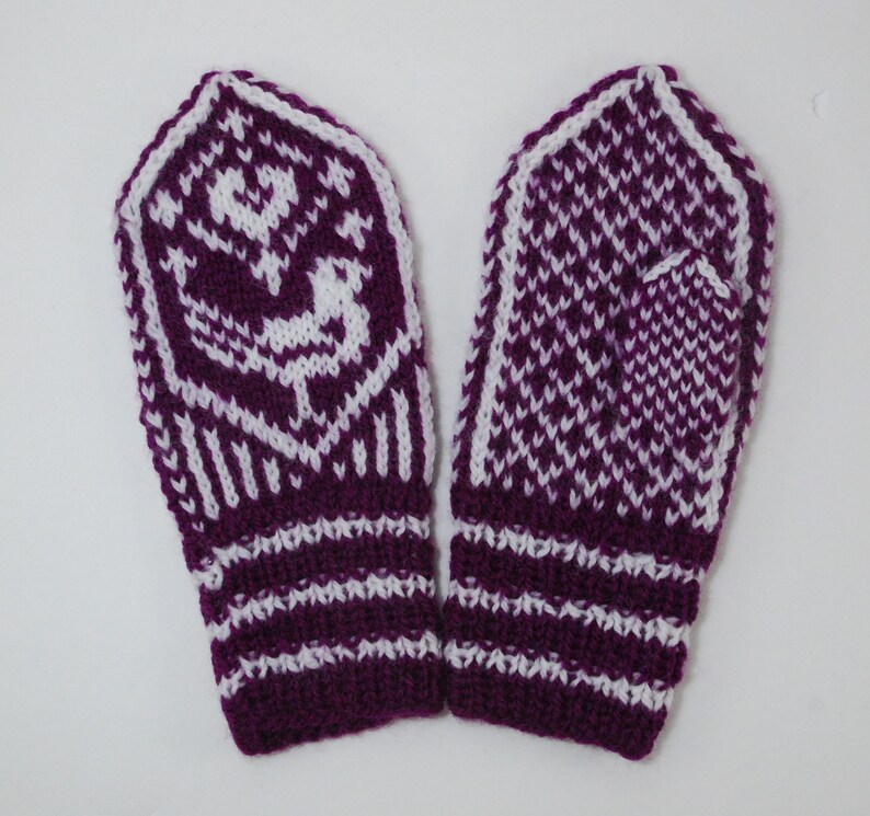 Children's Animal Mittens Etsy