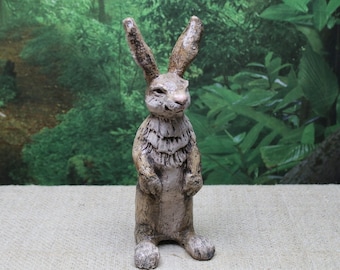Bunny 25 cm Easter bunny ceramic unique