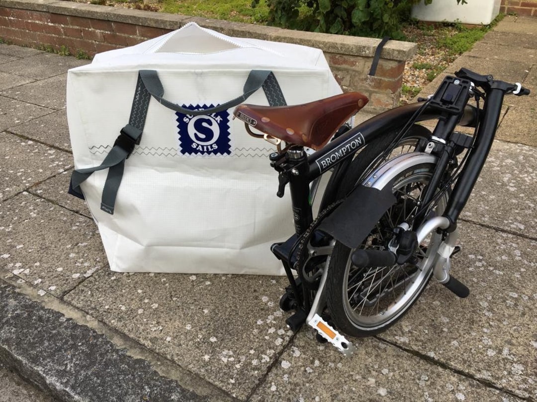 ブロンプトン 輪行袋 Brompton Cover and Saddle Bag Brompton Bike Cover with Integrated Pouch Q100011