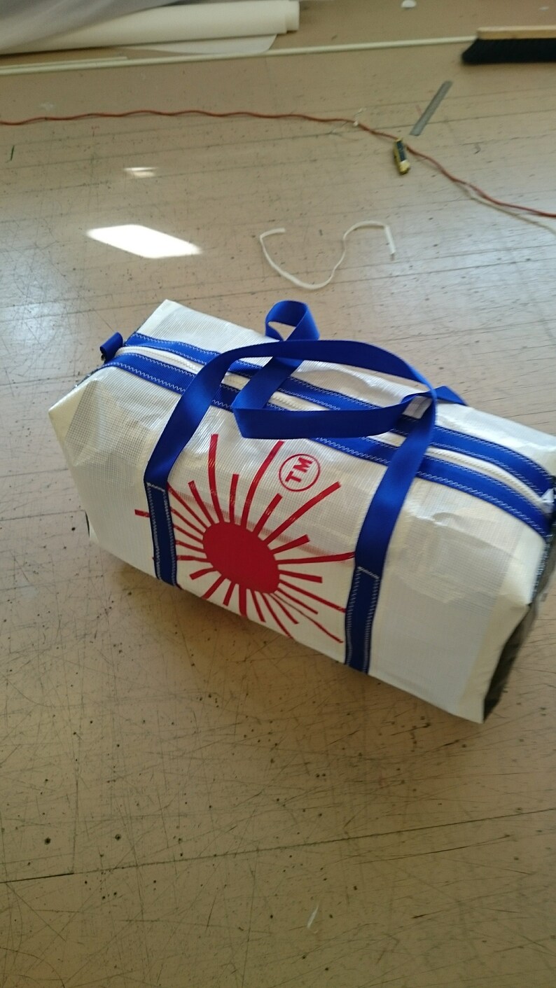 Original Recycled Sail Cloth Kit Bag sailbag Kitbag Using Etsy