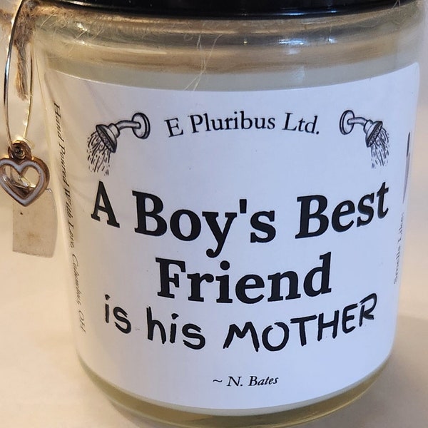 Norman Bates- "A Boy's Best Friend is His Mother" ++ Scents, Drink Charm - From "PSYCHO"Movie