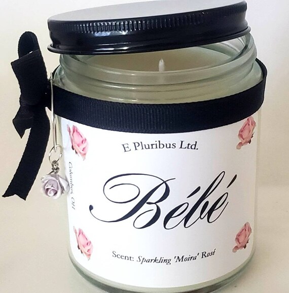 7oz, Schitt Fan Gift, Moira Rose - ROSE APOTHECARY Party Favor Soy Candle +Wine Charm!
