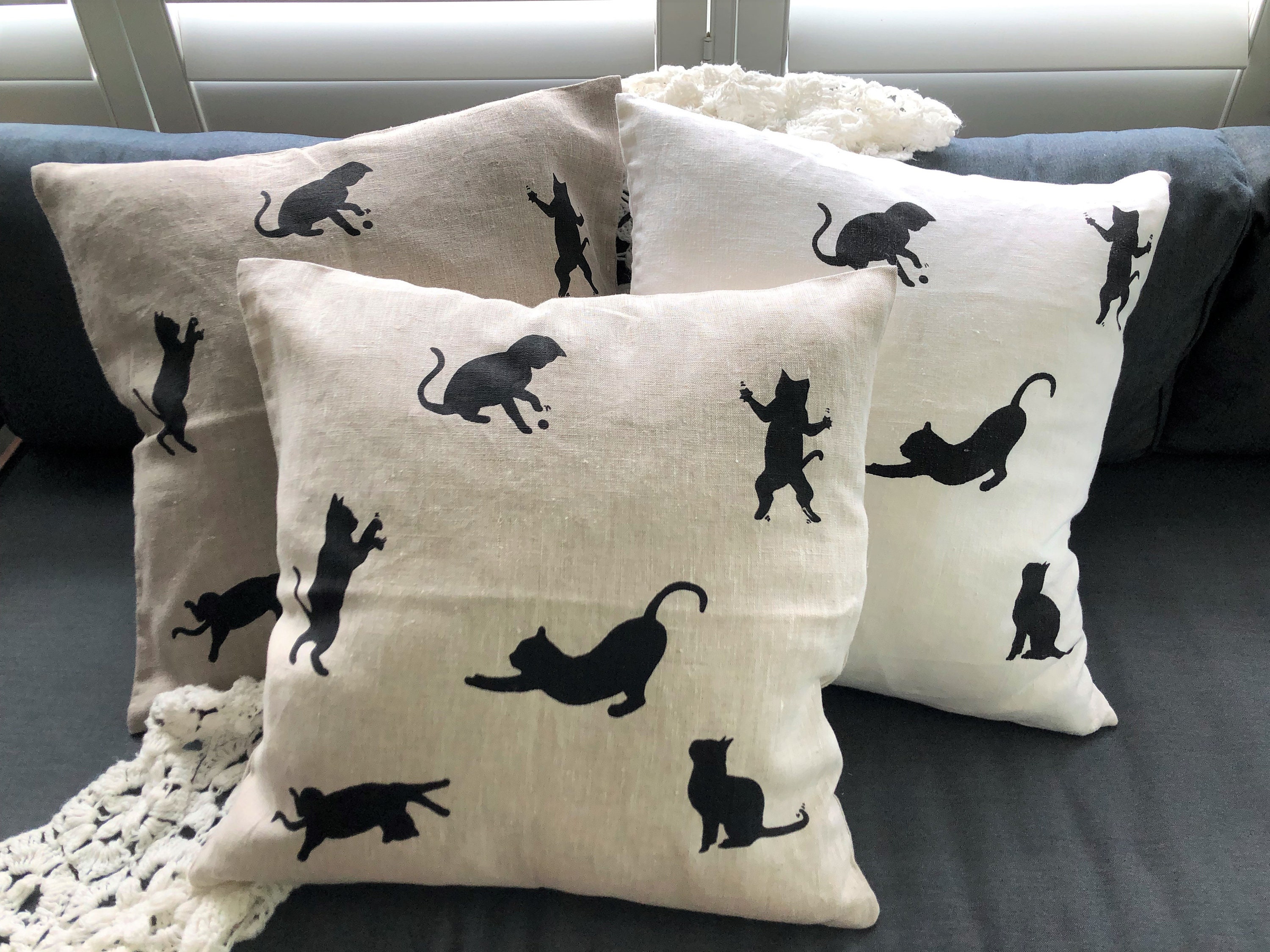 That's My Cat Cushion Cover Etsy