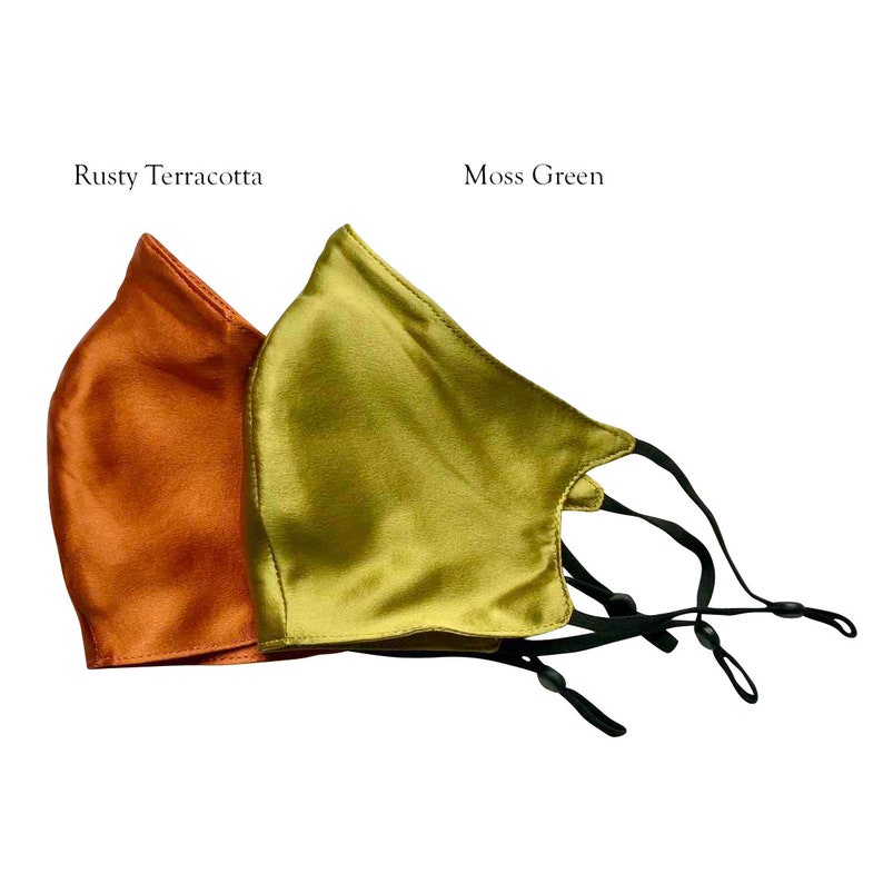 Double Layer 100 Mulberry Silk Face Mask With Nose Wire and Etsy