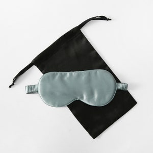 Pure Mulberry Aviator Style Silk Eye Mask Silk Fibre Filling 19 Momme Soar Collection image 4