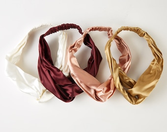 Pure Mulberry Silk Turban Headband | 22 Momme | Float Collection