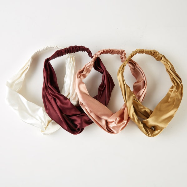 Pure Mulberry Silk Turban Headband | 22 Momme | Float Collection