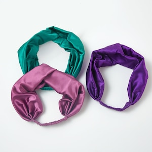 Benutzerdefinierte reine Maulbeerseide Stirnband | Flach oder Turban | Nr. 22 Mama | Float-Kollektion