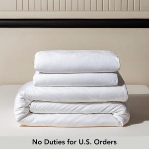 Pure Silk Filled Duvet | Long Strand Mulberry Silk Floss Fill | Queen Size | Cotton Shell