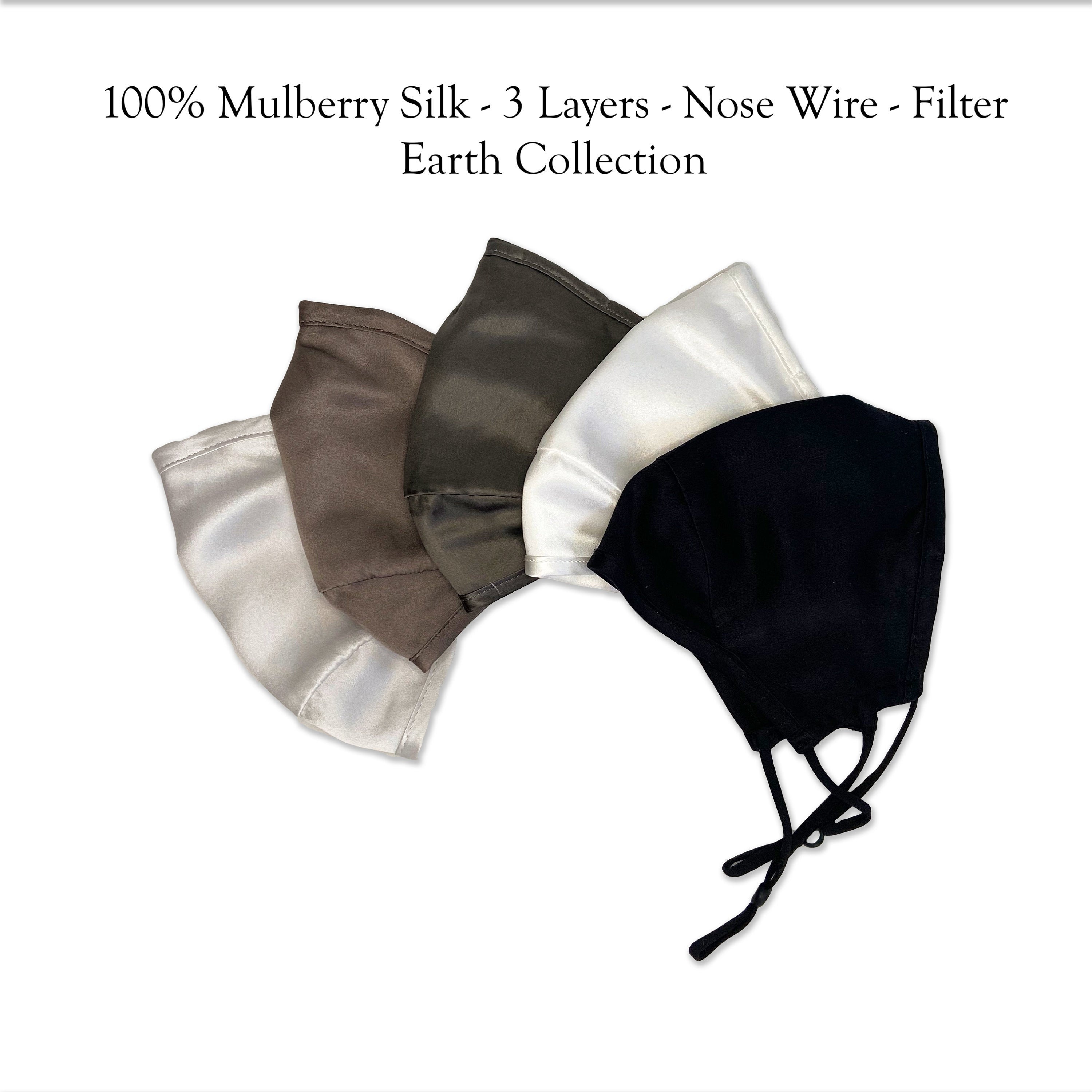 Black Silk Mask Etsy Canada