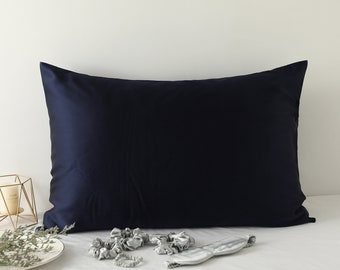 Blue Corn Luxury Pure Mulberry Silk Pillowcase | Queen | 32 Momme | Drape Collection