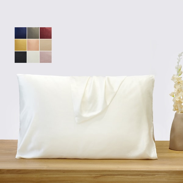 Ivory Pure Mulberry Silk Pillowcase | Standard, Queen & King | 22 Momme | Float Collection