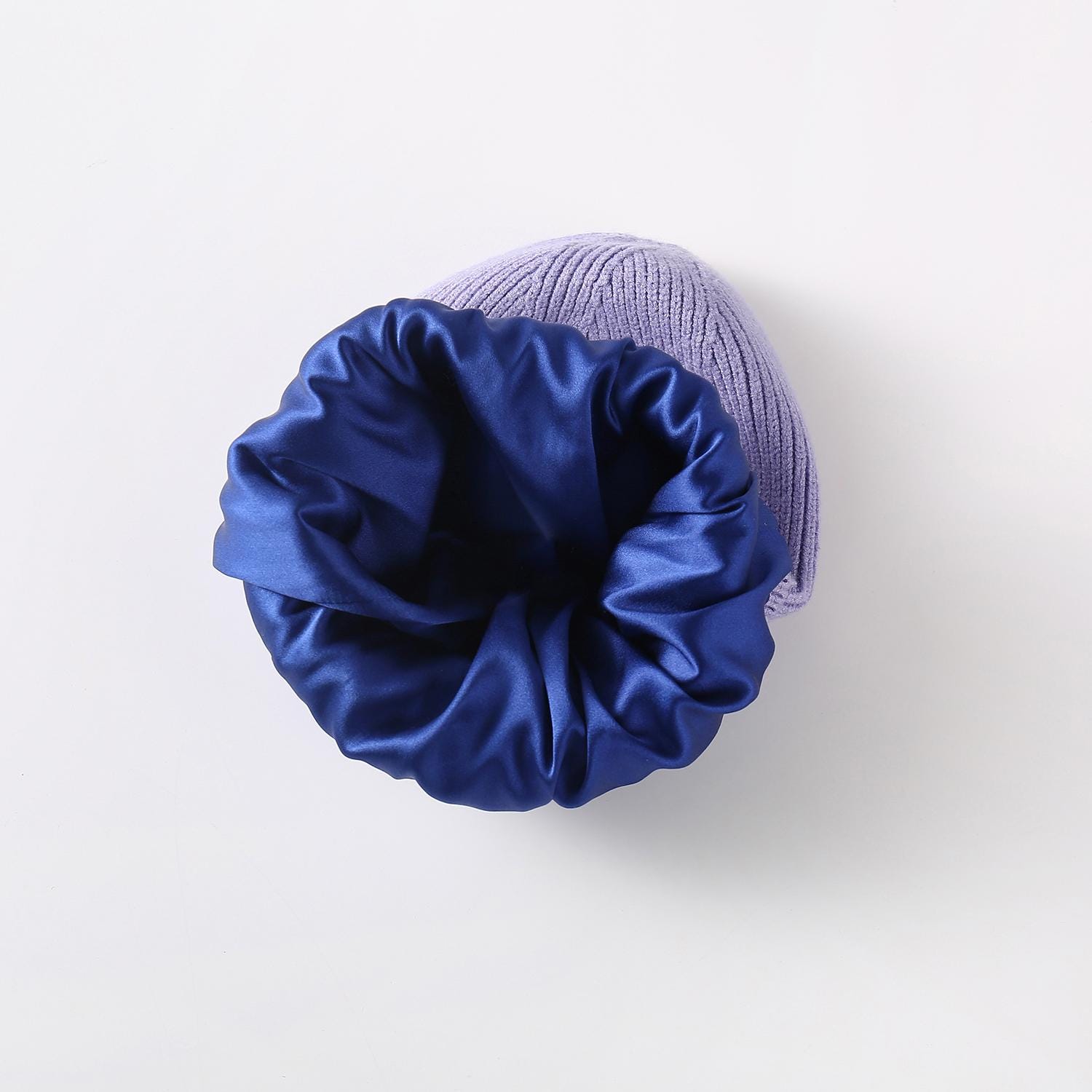 Mulberry Silk Lined Cashmere Beanie | Customized Knit Winter Hat for Men and Women