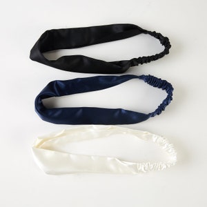 Reine Maulbeerseide Flaches Stirnband | Nr. 22 Mama | Float-Kollektion