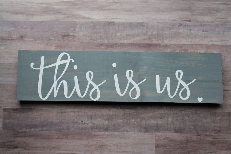 This is Us Wood Sign Etsy