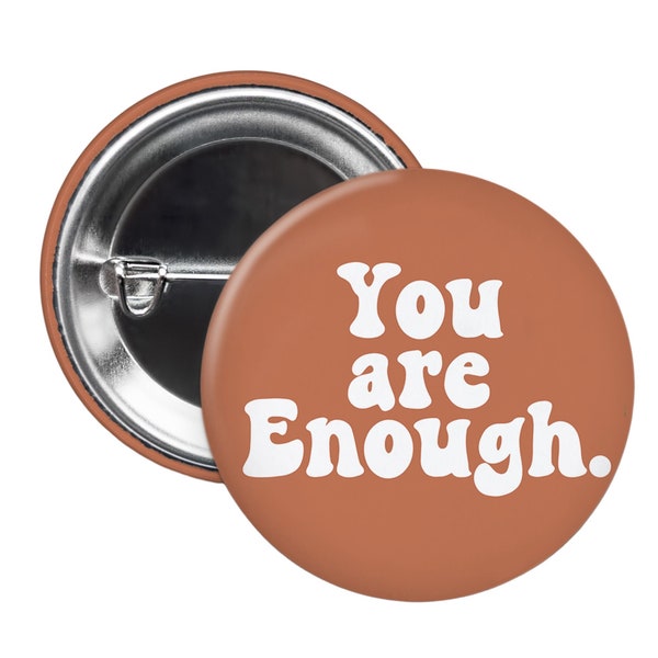 You Are Enough, Mental Health Pin, Thoughtful Gifts for Her, Stocking Stuffers for Teens, Small Christmas Present for Friends, Holiday Gifts
