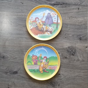 Vintage 1977 McDonald&#39;s Plates