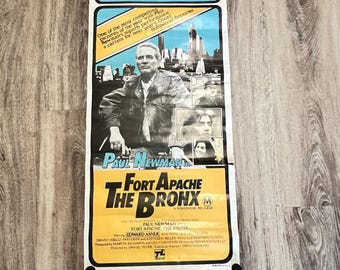 Fort Apache the Bronx-Rare Original Vintage Movie Poster of Daniel