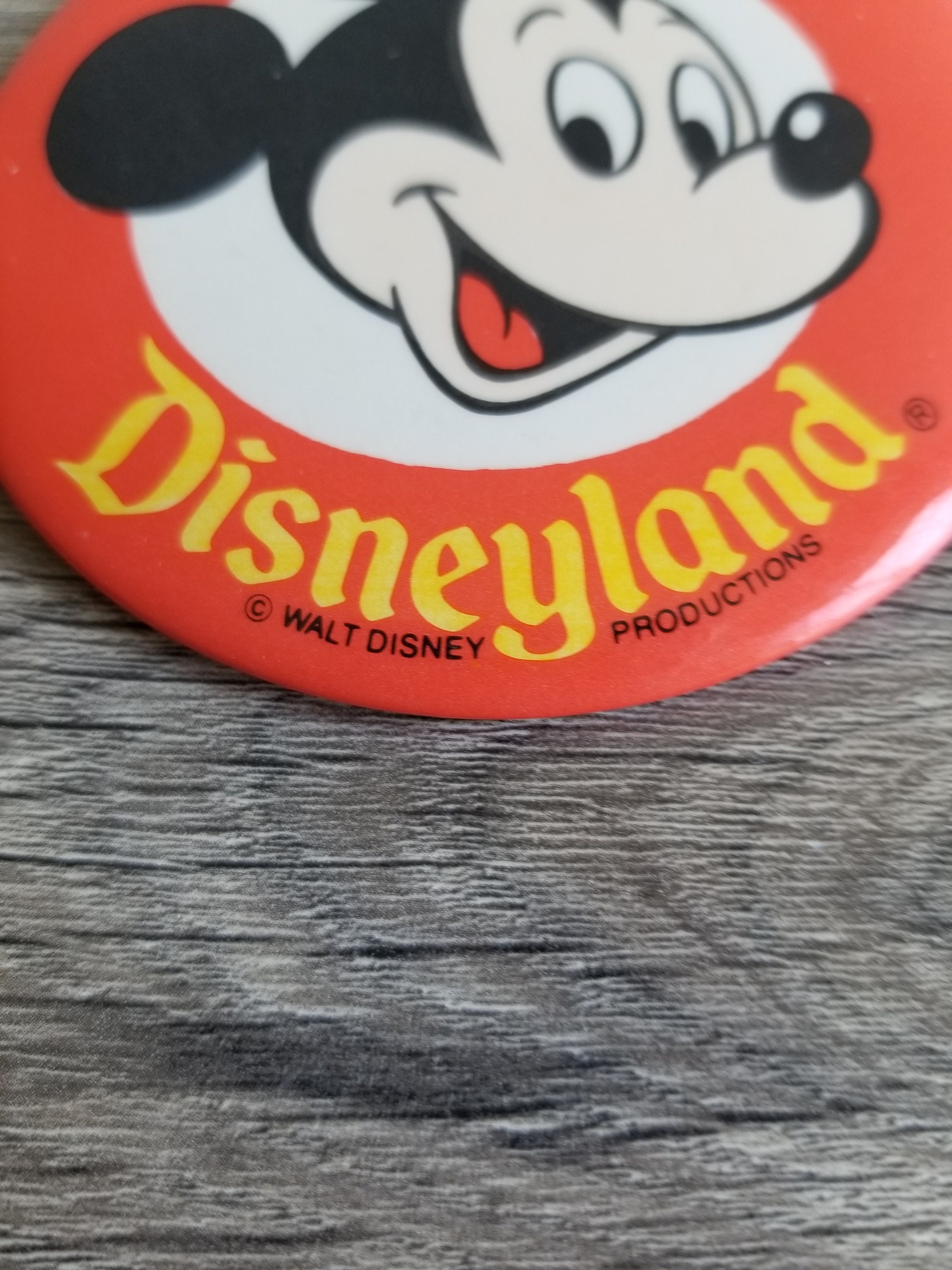 Vintage Disneyland Pinback Button. Etsy UK