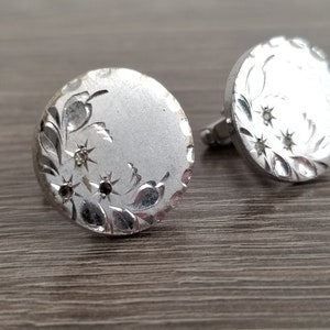 Vintage Sterling Silver Anson Cufflinks