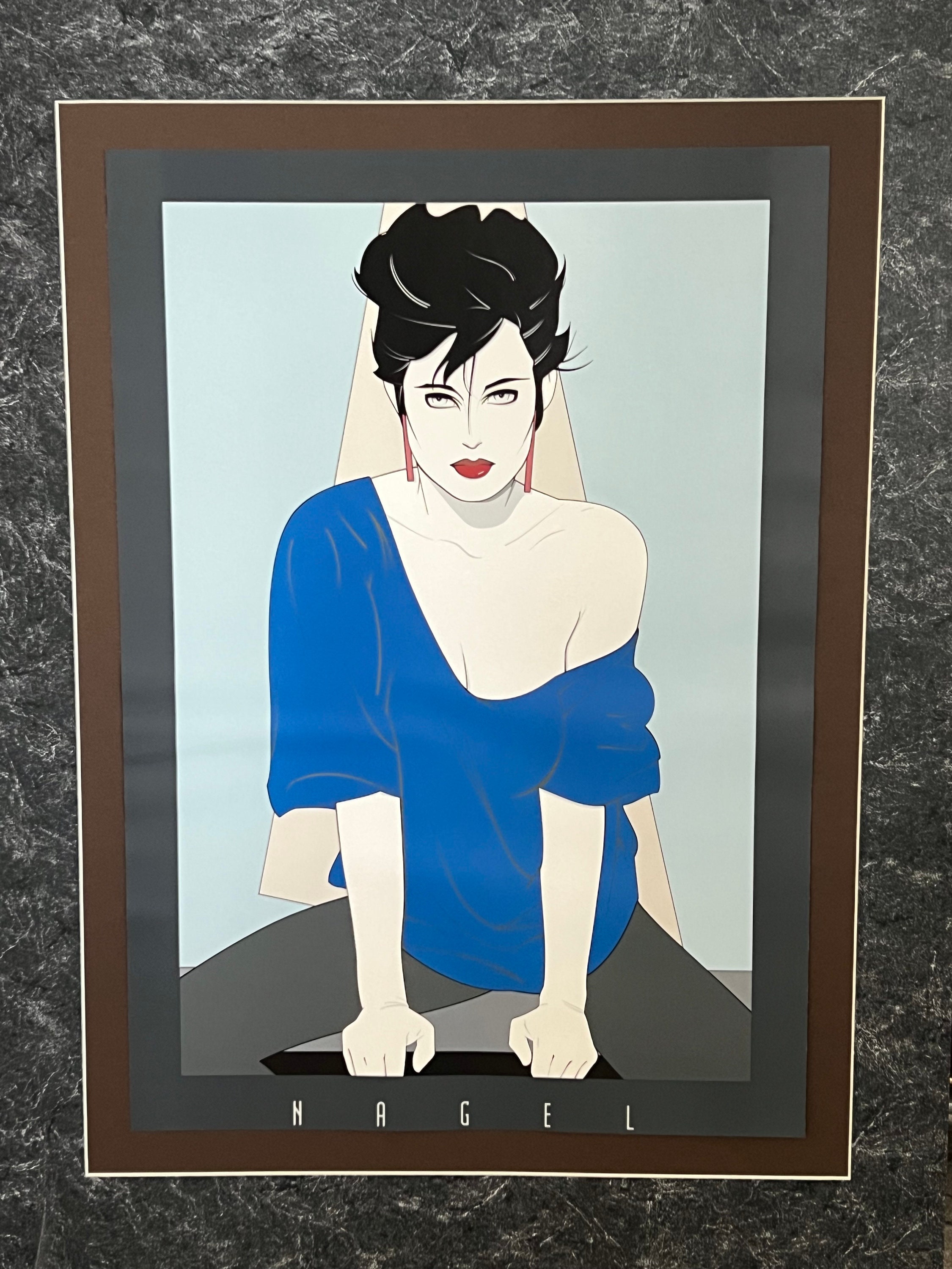 ナゲル Nagel Patrick Nagel 2枚セット ヴィンテージ 年代物 ナゲル Nagel Patrick Nagel 2枚セット ヴィンテージ 年代物