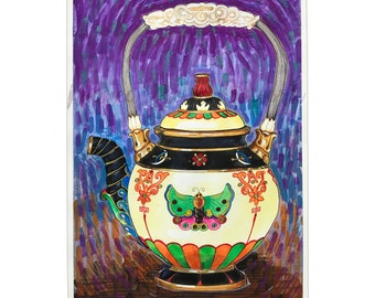 Victorian Silver Plated Teapot: William Suckling & Sons